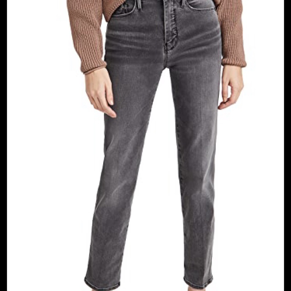 Frame Le Sylvie Slender Straight - Gray